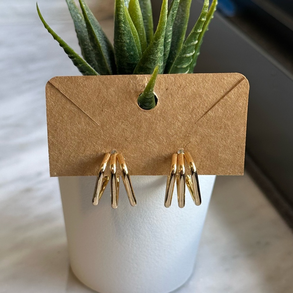 Elegant Square Hoop Earrings